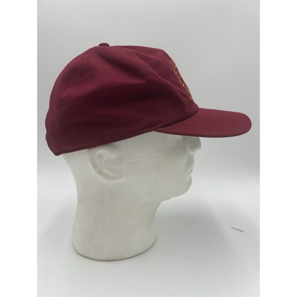 Bioworld Harry Potter Gryffindor 5 Panel Cap Burgundy Lion Strapback Hat OSFM - Picture 4 of 6